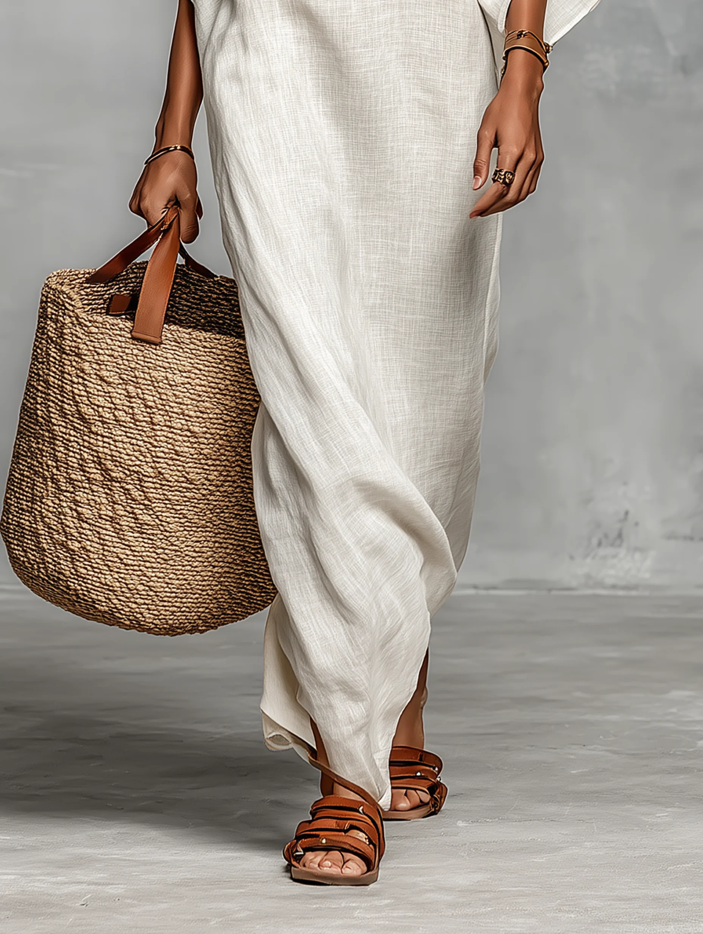 Aveline | Robe Maxi Épaules Dénudées à Manches Chauve-Souris