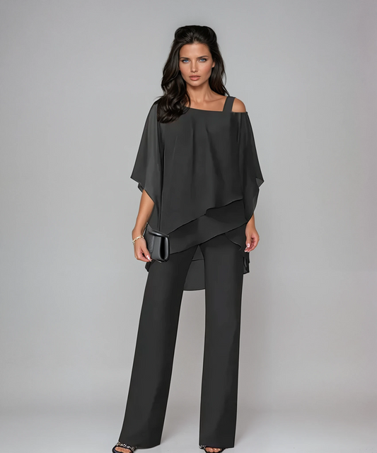 Ensemble Mariella™ | Haut superposé et pantalon large