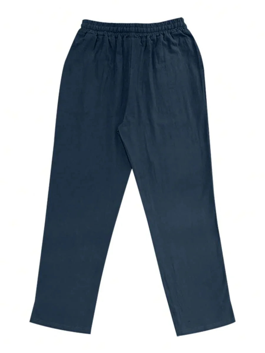 MATHIS | PANTALON LÉGER EN LIN AVEC CORDON