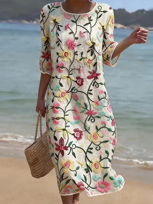 Robe à Imprimé Floral