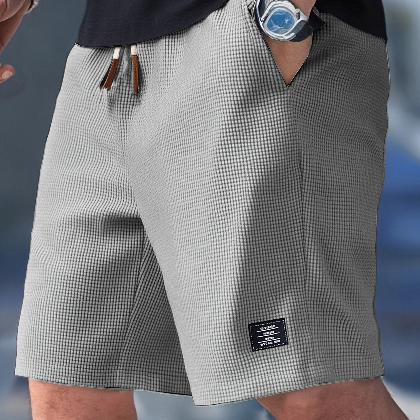 SHORT CAPRI GAUFRÉ