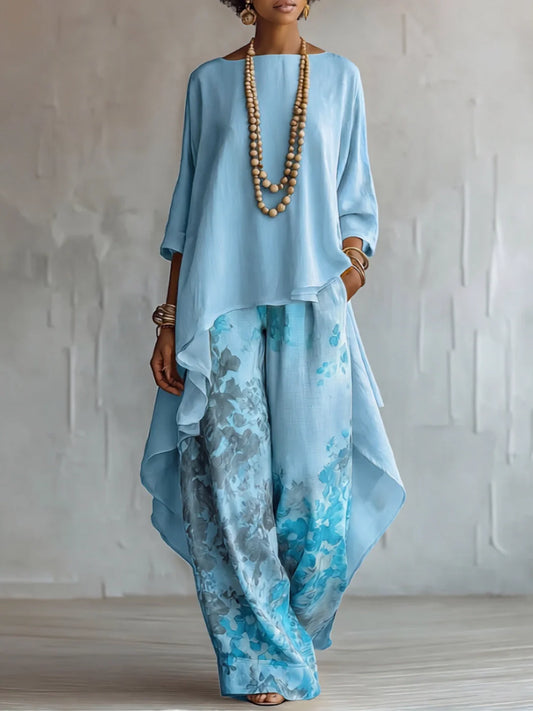 Ginevra | Ensemble Fluide Asymétrique Floral