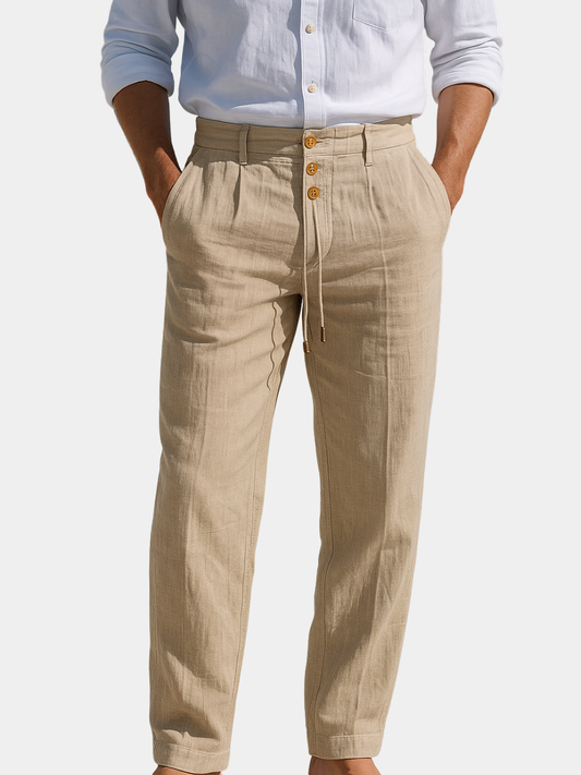 PANTALON D'ÉTÉ EN LIN LÉGER