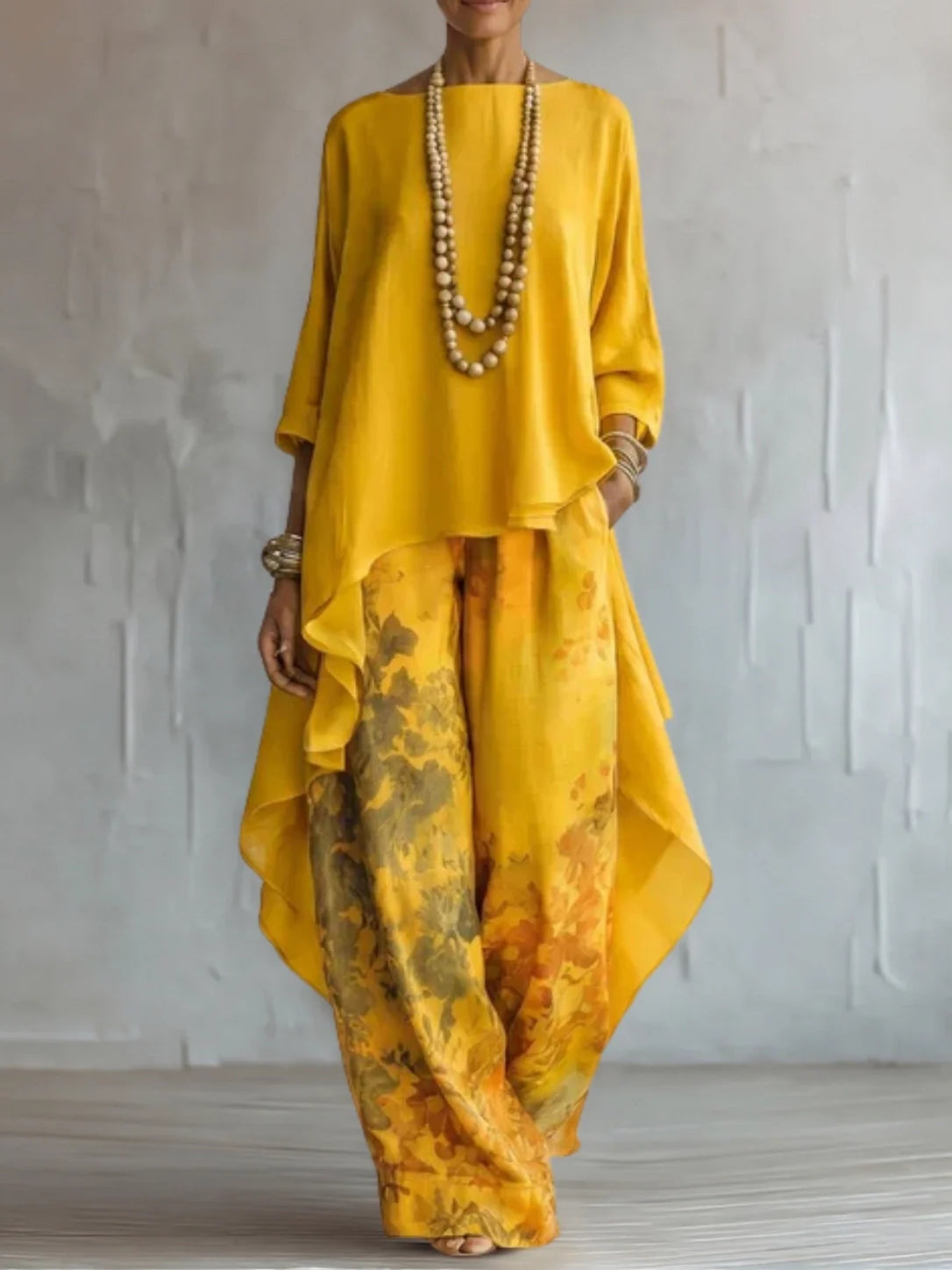 Ginevra | Ensemble Fluide Asymétrique Floral