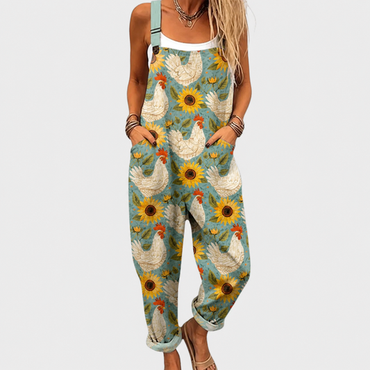 Salopette Coq Tournesol Vintage