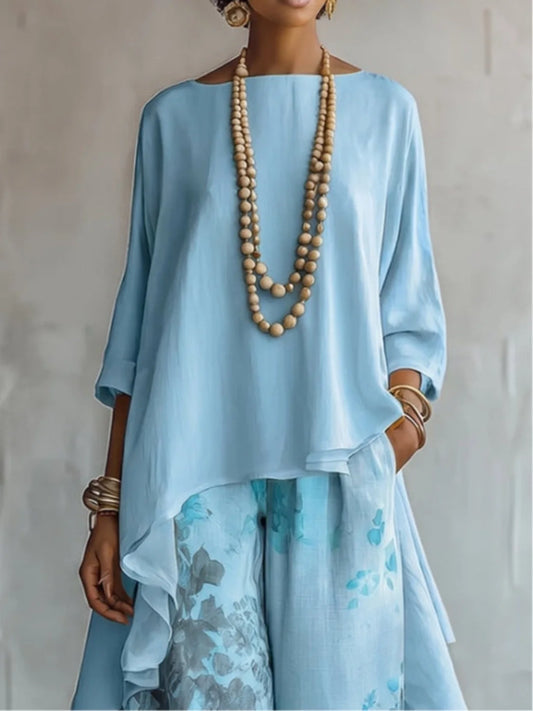 Ginevra | Ensemble Fluide Asymétrique Floral
