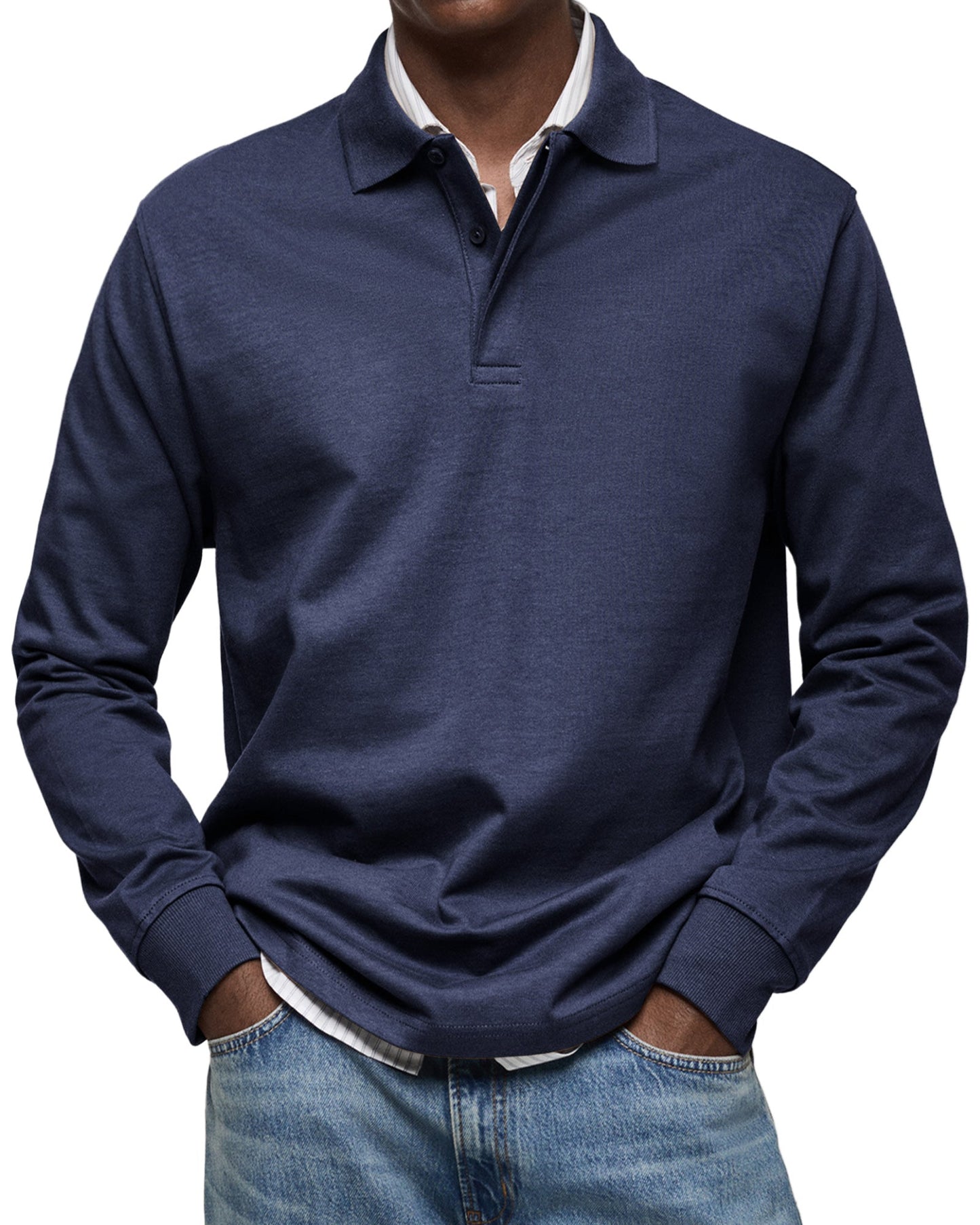 POLO DE LUXE À MANCHES LONGUES