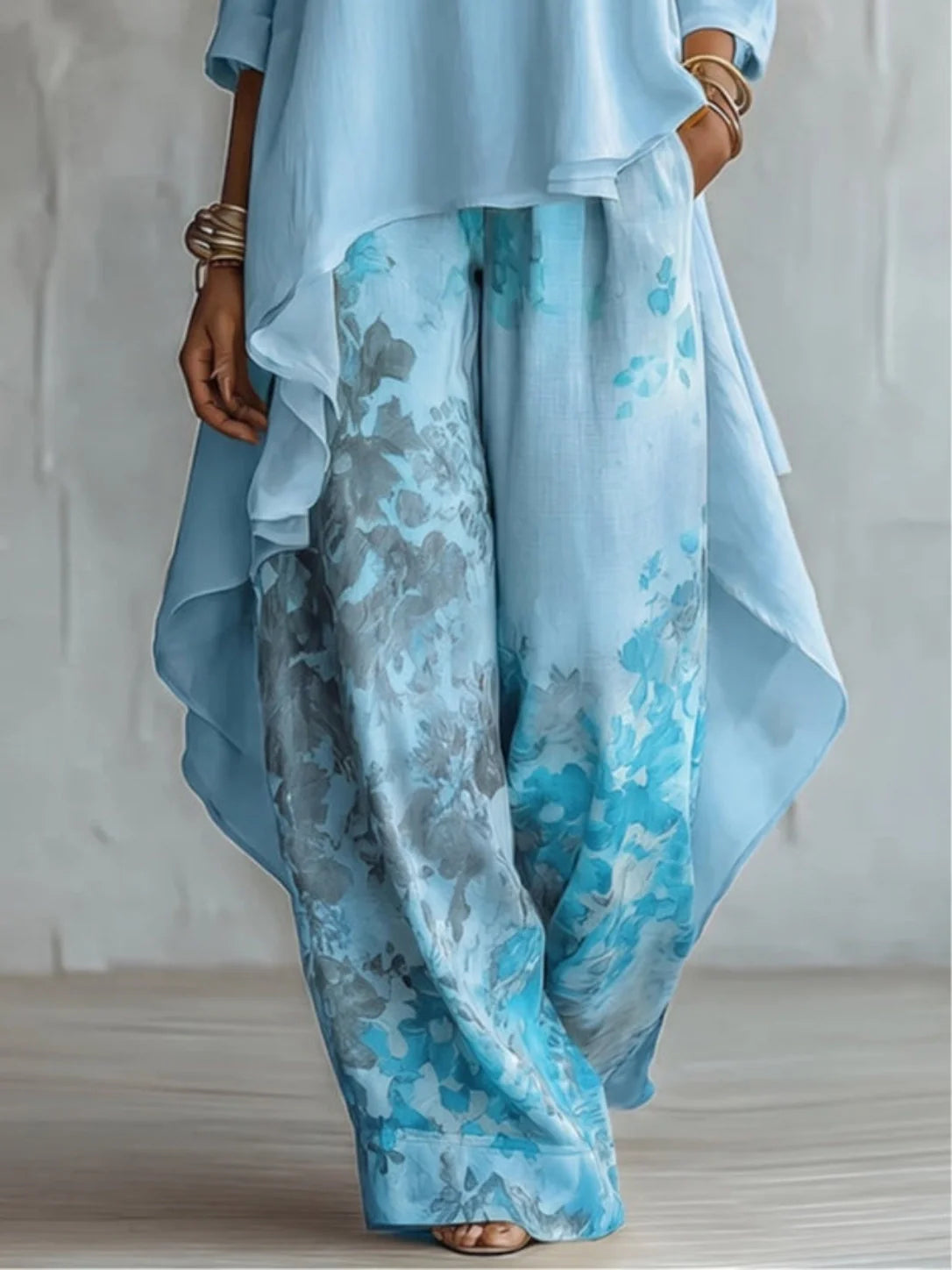 Ginevra | Ensemble Fluide Asymétrique Floral