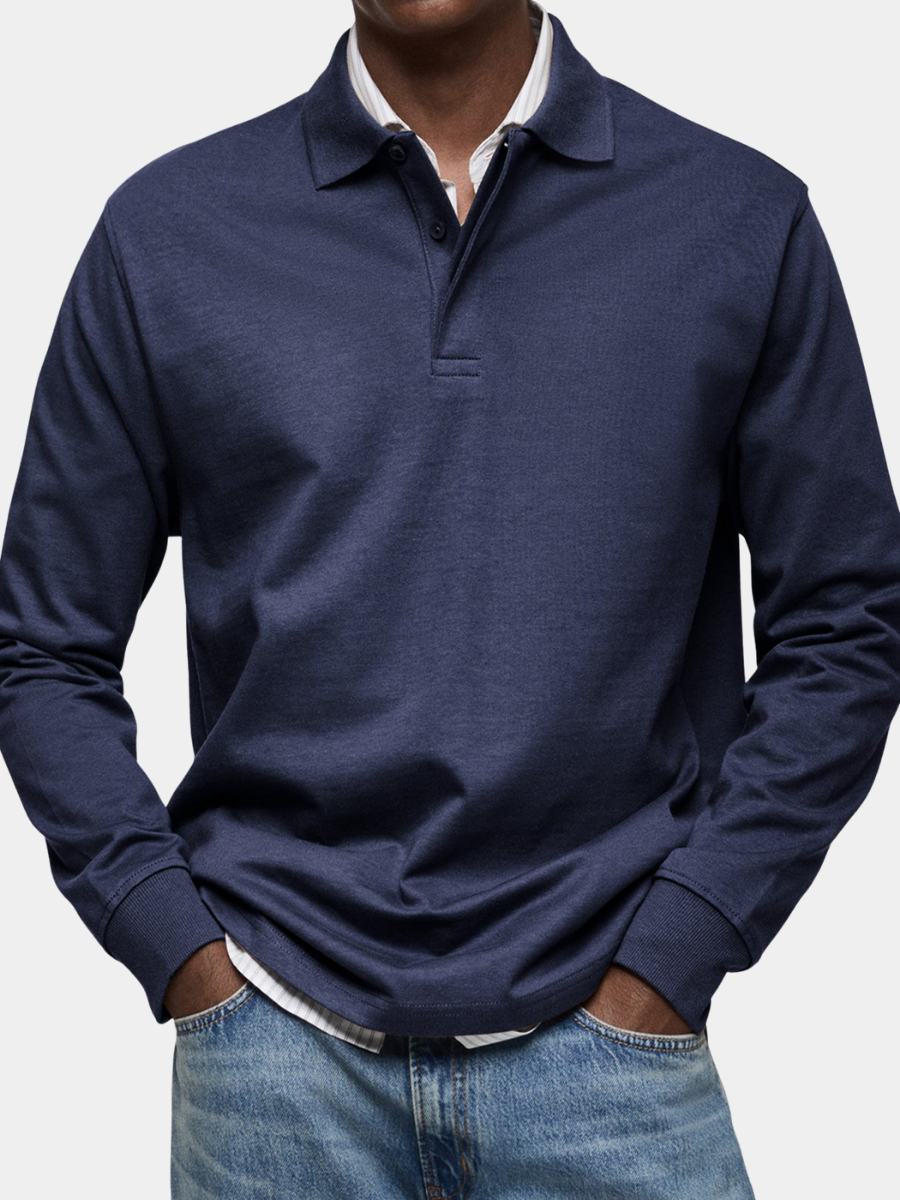 POLO DE LUXE À MANCHES LONGUES