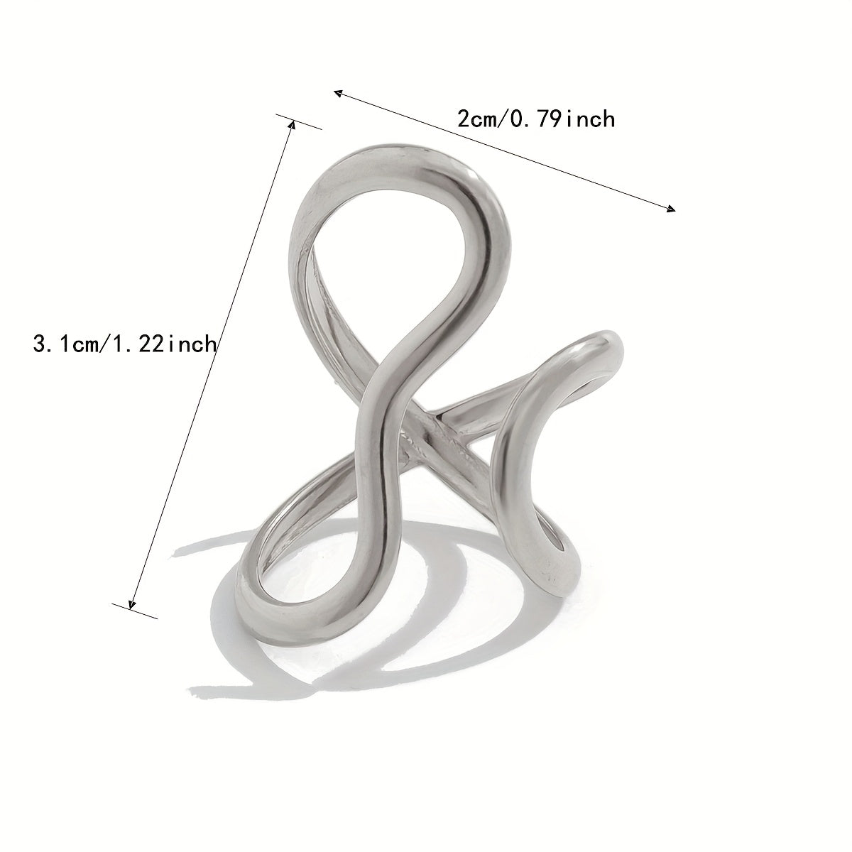 Bague Chic Vague Asymétrique