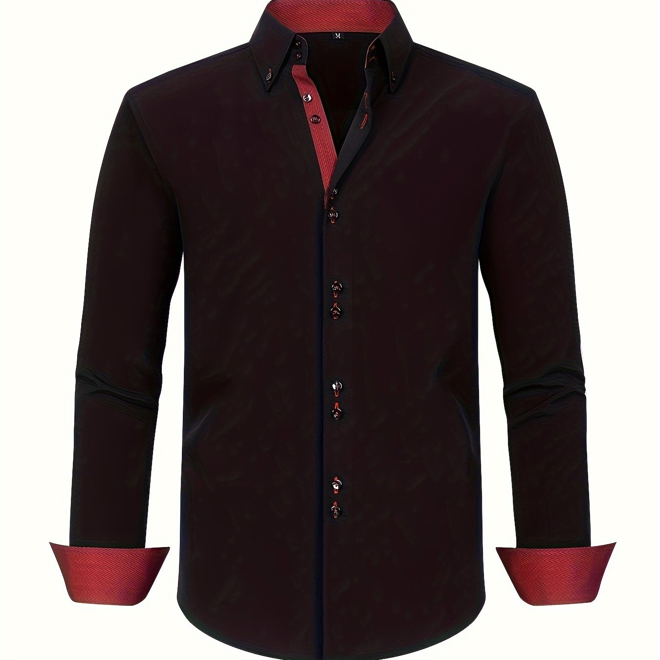 CHEMISE ÉLÉGANTE LÉGÈRE AVEC DÉTAILS CONTRASTÉS