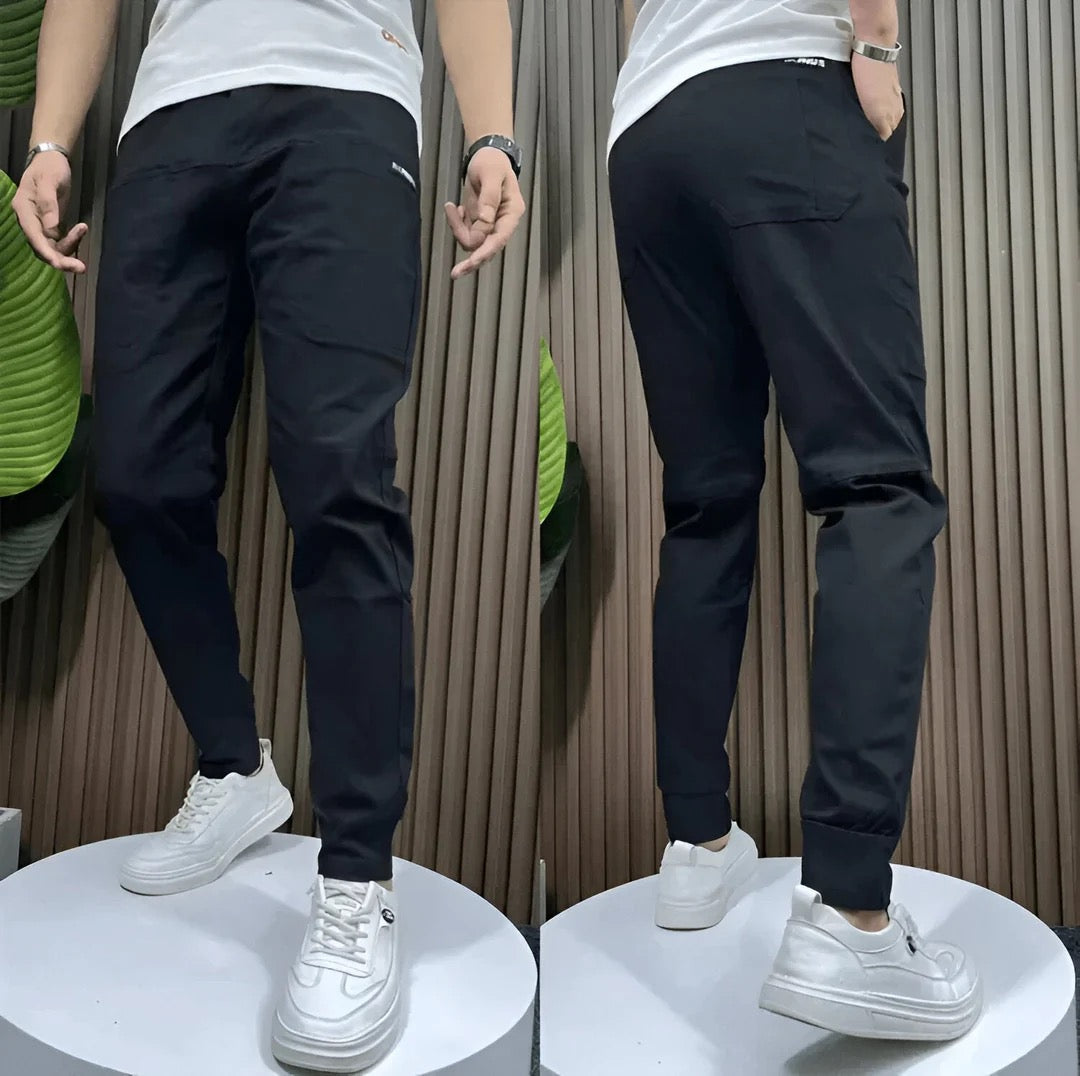 LAURENT MONACO | PANTALON CARGO ÉLASTIQUE HOMME PREMIUM