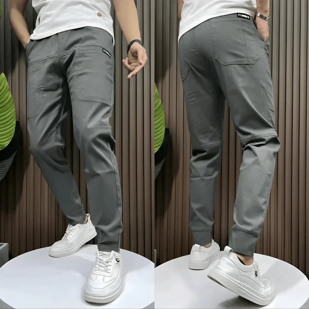 LAURENT MONACO | PANTALON CARGO ÉLASTIQUE HOMME PREMIUM