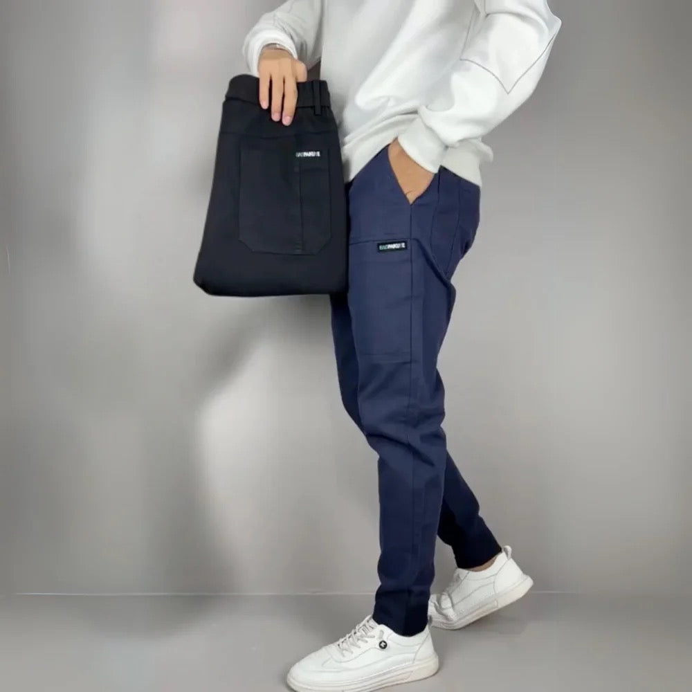 LAURENT MONACO | PANTALON CARGO ÉLASTIQUE HOMME PREMIUM