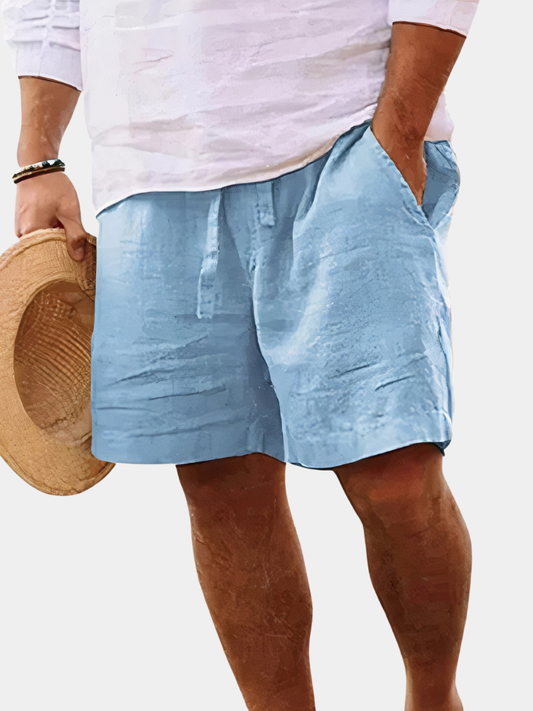 SHORT D'ÉTÉ EN LIN POUR HOMME