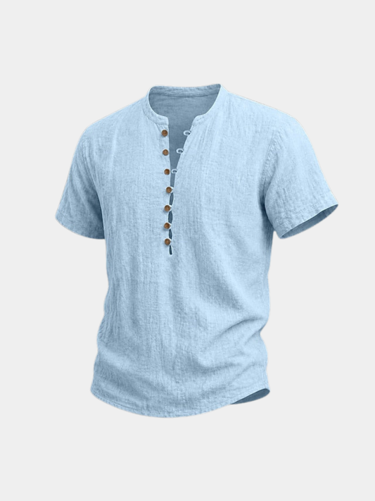 CHEMISE D'ÉTÉ À BOUTONS POUR HOMME
