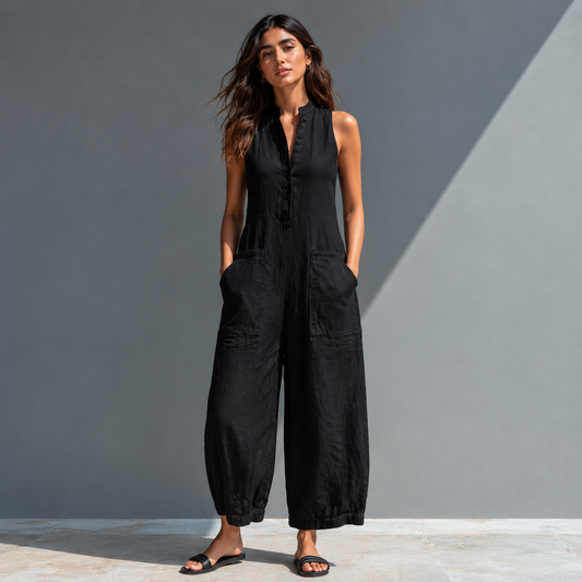 Agathe | Salopette en Lin