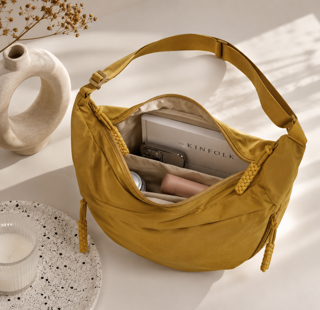 Luce | Sac à Bandoulière Ocre