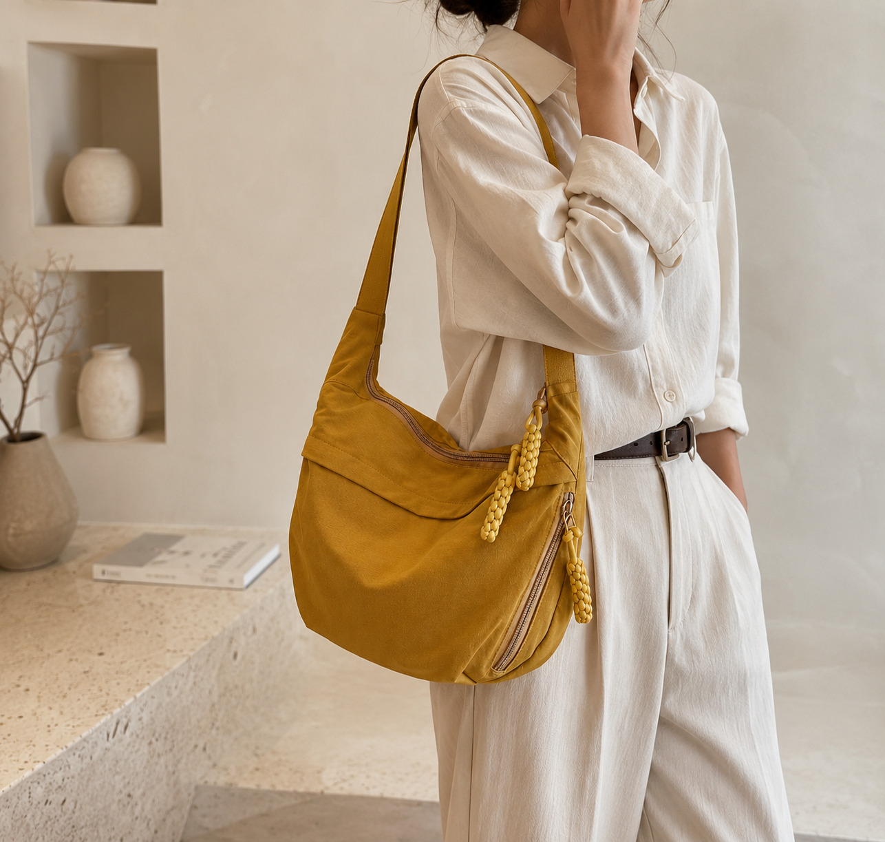 Luce | Sac à Bandoulière Ocre