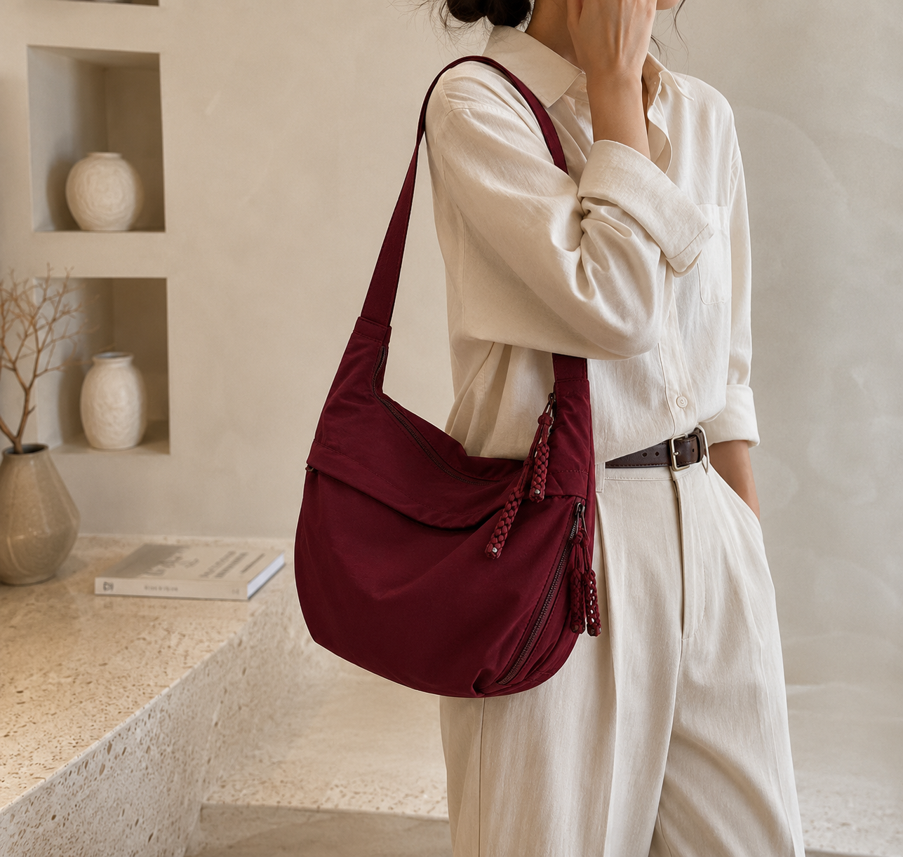 Mars | Sac à Bandoulière Bordeaux