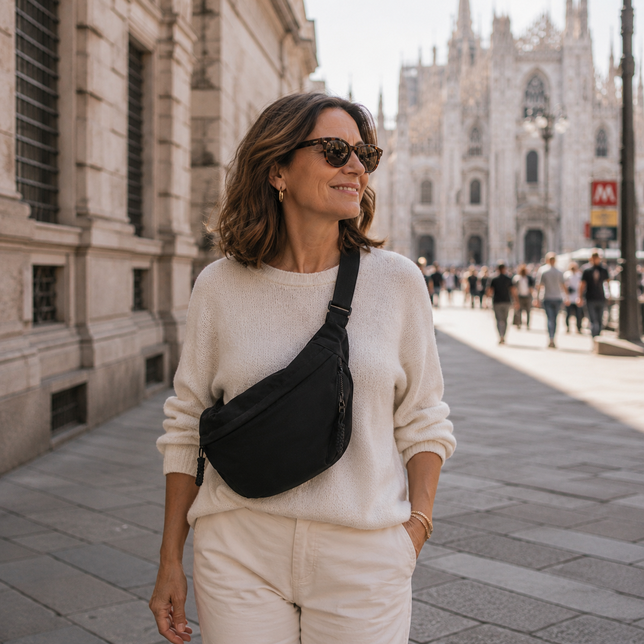 Aria | Sac à Bandoulière Noir