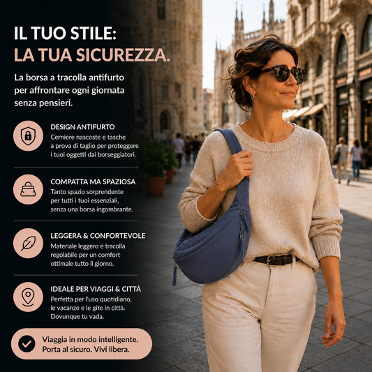 Grazia | Sac à Bandoulière Bleu