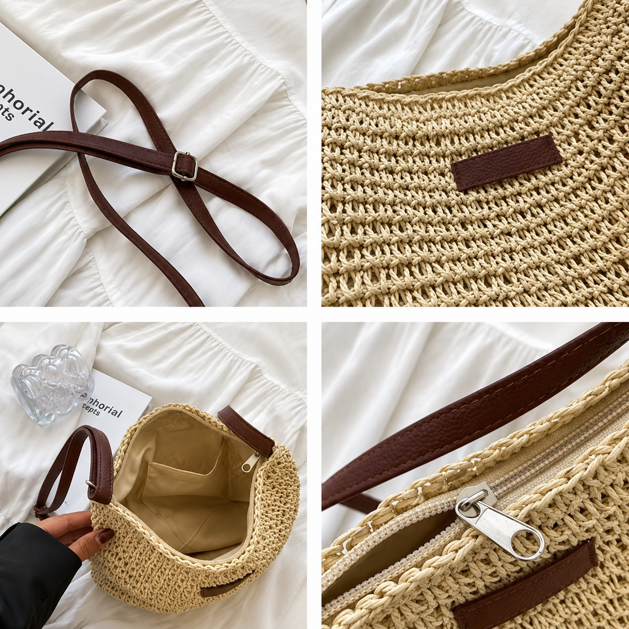 Simona | Sac Tressé Élégant
