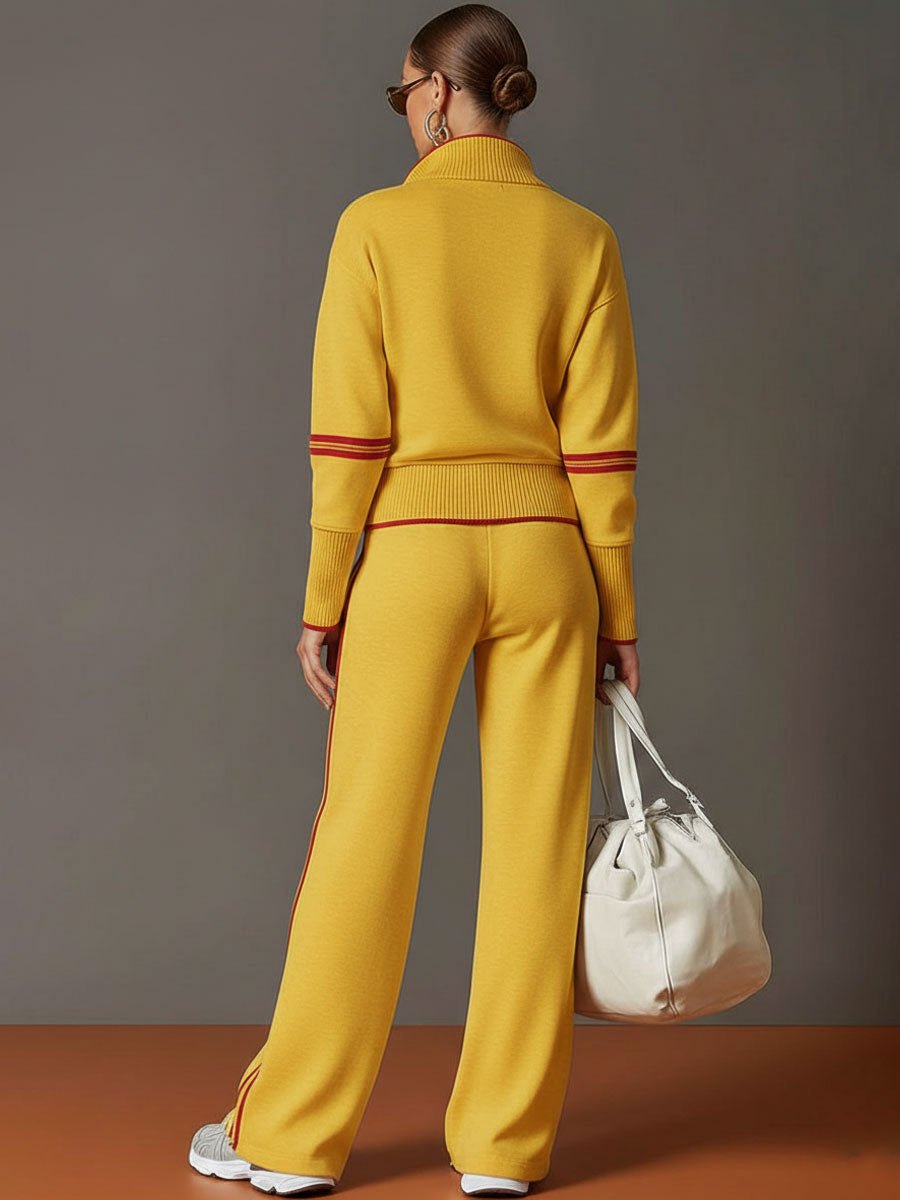 Teresa | Ensemble deux pièces pour femme avec sweat à demi-zip