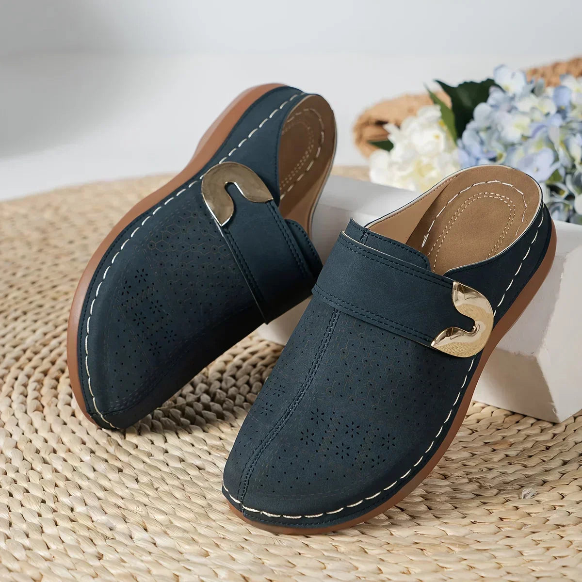 Caprielle | Sandales Compensées Chic