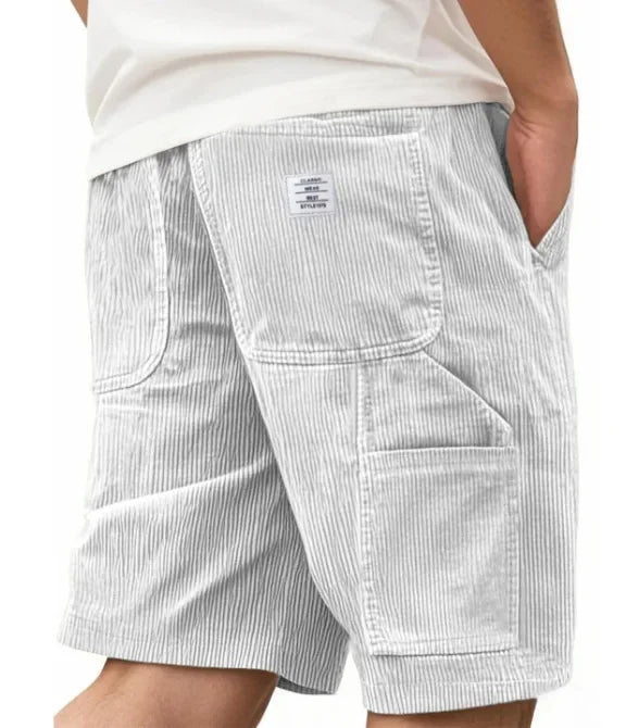 SHORT CARGO EN VELOURS CÔTELÉ POUR HOMME