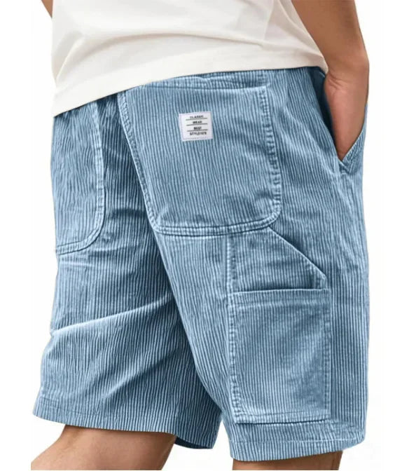 SHORT CARGO EN VELOURS CÔTELÉ POUR HOMME