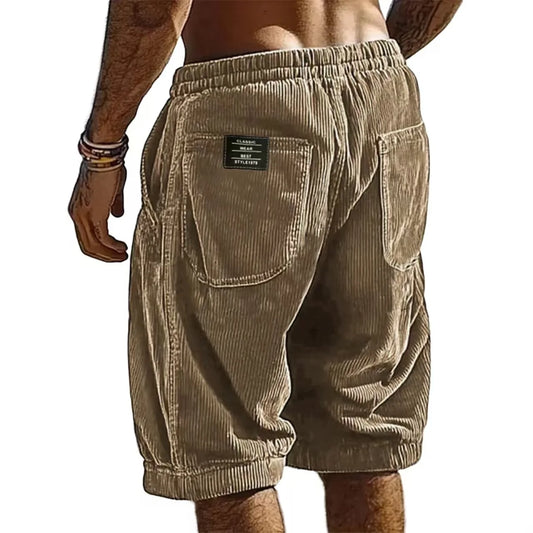 SHORT EN VELOURS CÔTELÉ POUR HOMME