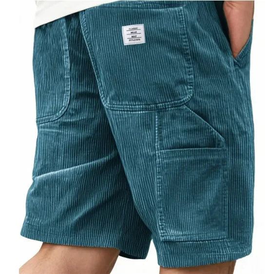 SHORT CARGO EN VELOURS CÔTELÉ POUR HOMME