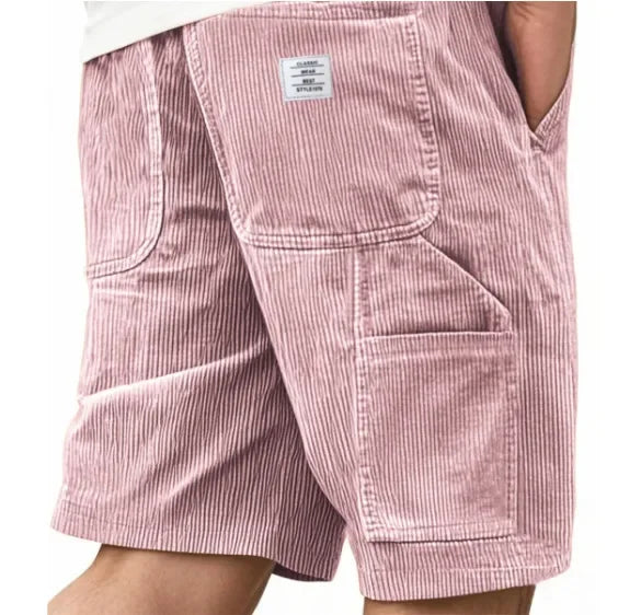 SHORT CARGO EN VELOURS CÔTELÉ POUR HOMME
