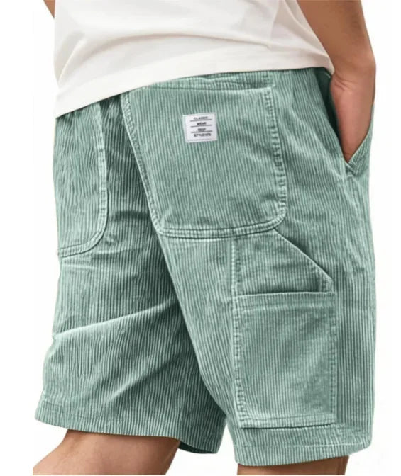 SHORT CARGO EN VELOURS CÔTELÉ POUR HOMME