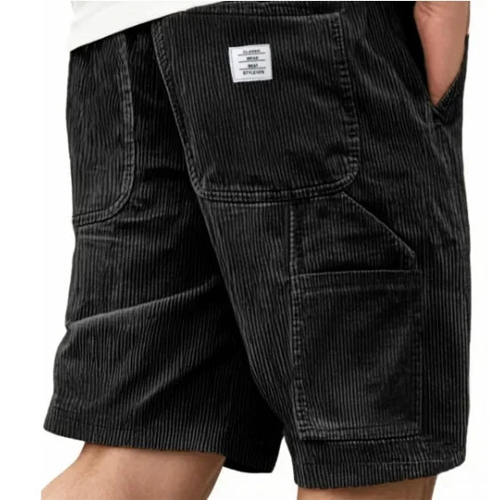 SHORT CARGO EN VELOURS CÔTELÉ POUR HOMME