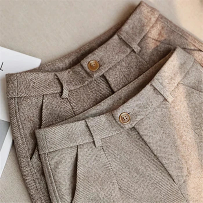 PANTALON ÉLÉGANT EN PURE LAINE SUR MESURE