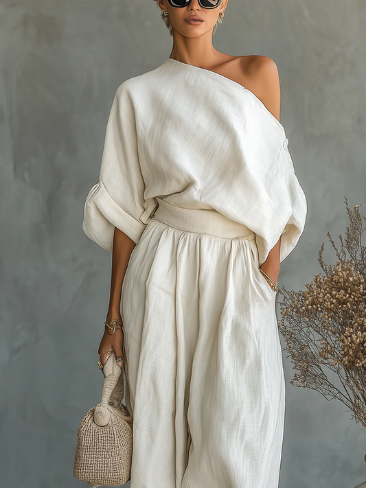 Mila | Ensemble 2 Pièces Épaules Dénudées