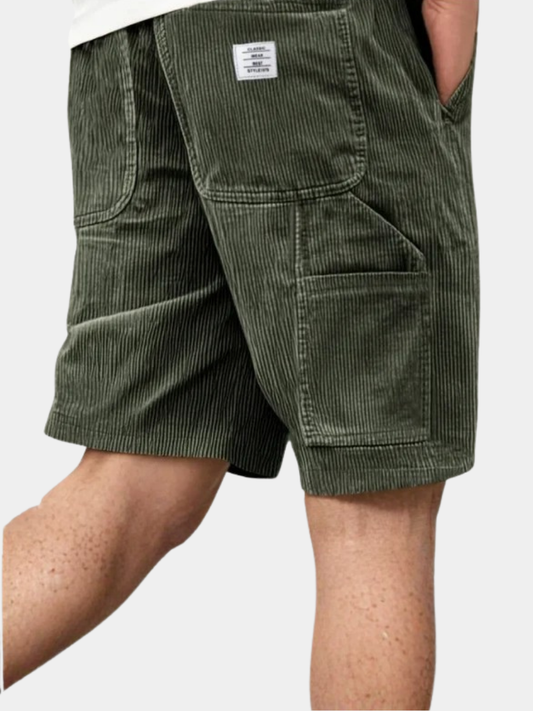 SHORT CARGO EN VELOURS CÔTELÉ POUR HOMME
