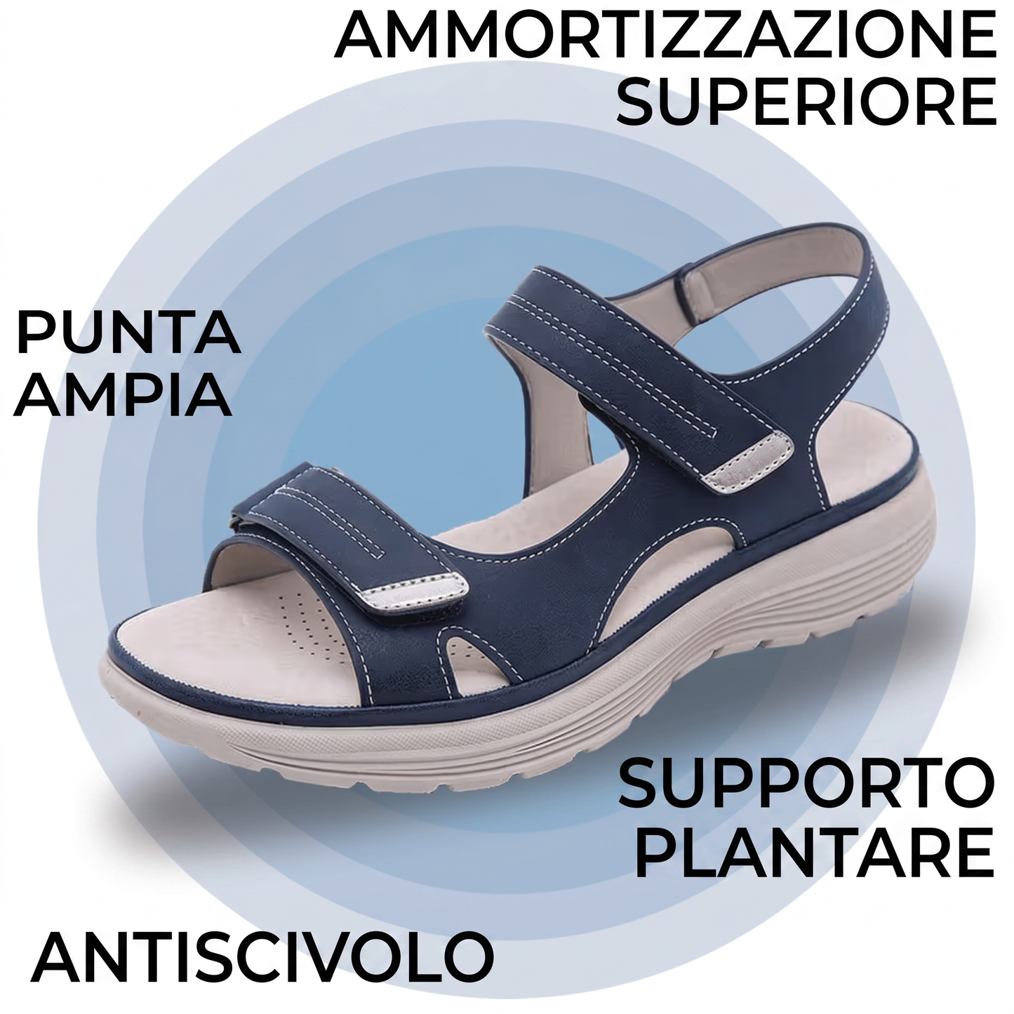 Soline | Sandales Orthopédiques Antidérapantes