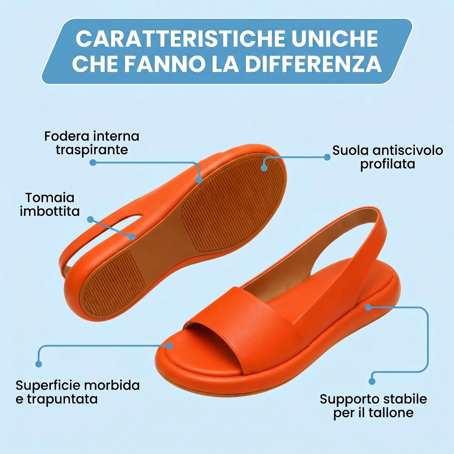 Maria | Sandales Orthopédiques Confortables