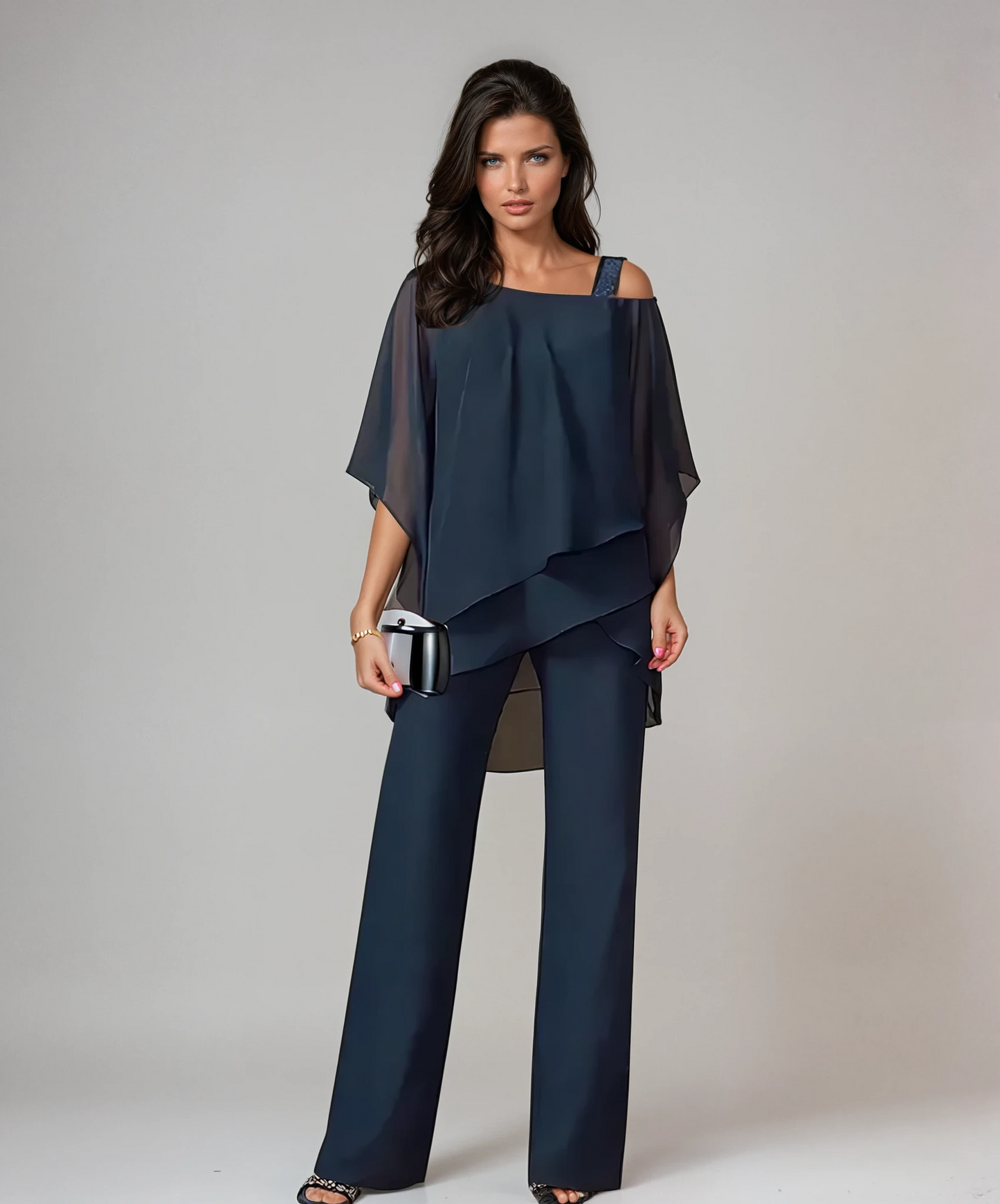 Ensemble Mariella™ | Haut superposé et pantalon large
