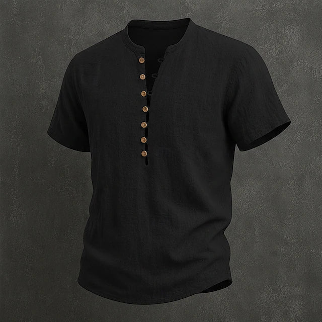 CHEMISE D'ÉTÉ À BOUTONS POUR HOMME