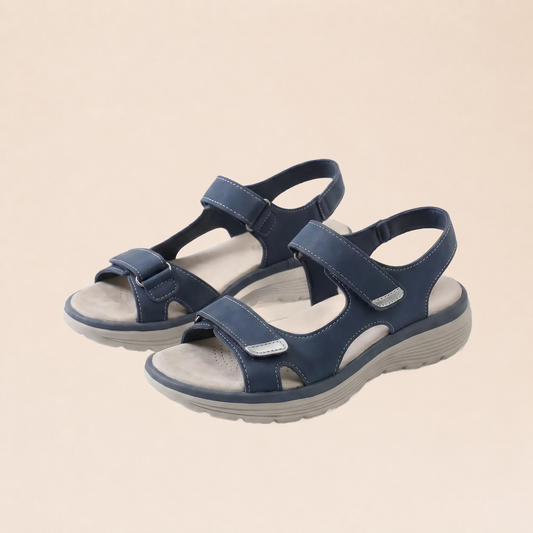 Soline sandales orthopédiques sur fond beige