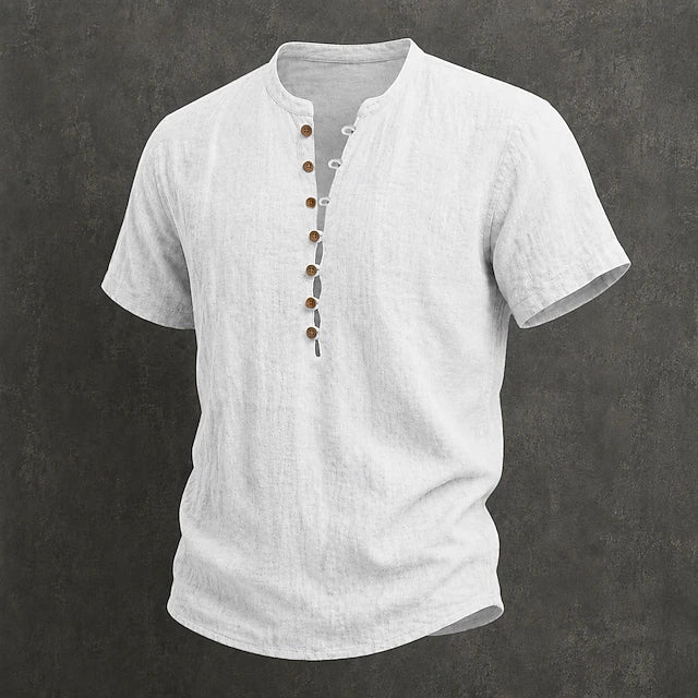 CHEMISE D'ÉTÉ À BOUTONS POUR HOMME