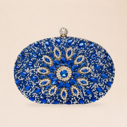 Pochette Celeste sur fond crème Verlanden