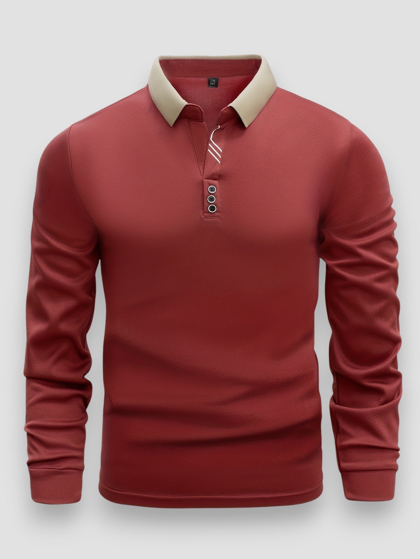POLO À MANCHES LONGUES POUR HOMME