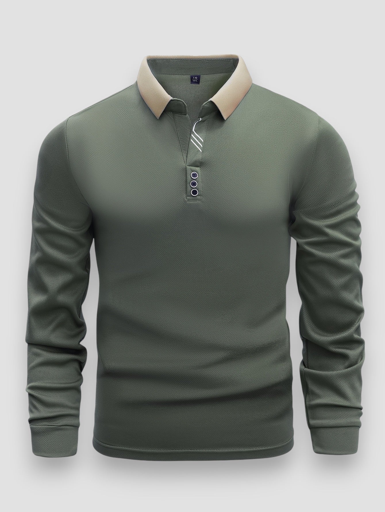POLO À MANCHES LONGUES POUR HOMME